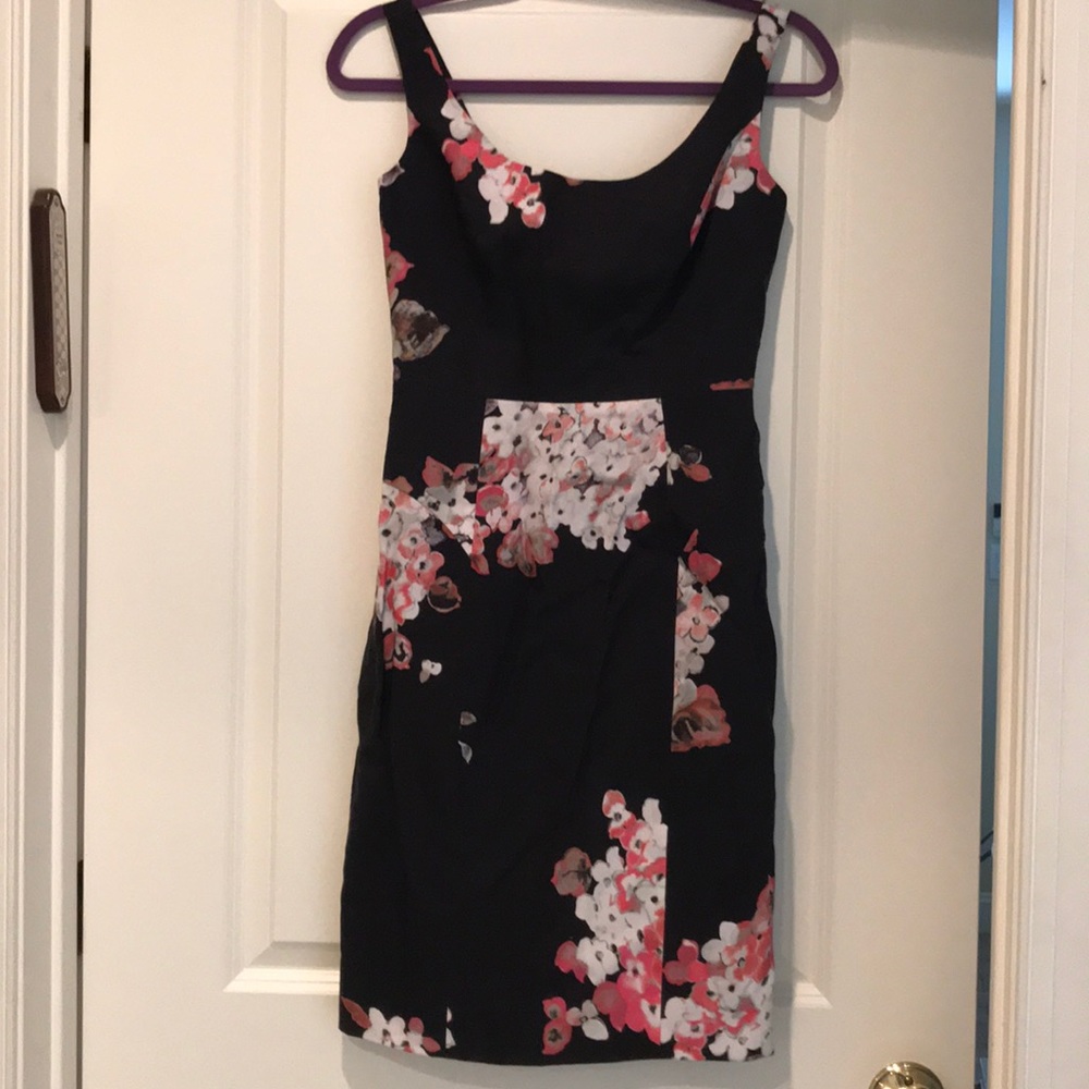 MILLY floral evening dress